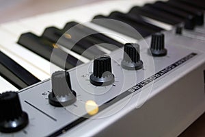 Close up MIDI Controller photo