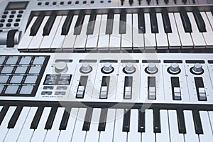 Close up MIDI Controller photo