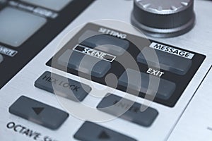 Close up MIDI Controller photo