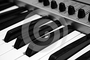 Close up MIDI Controller photo