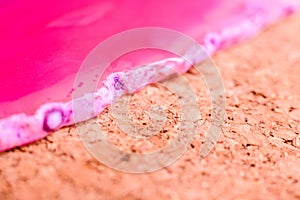 Close-up of mineral rocky agate