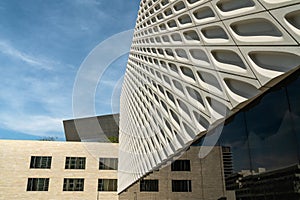 Close up of modern building in Los Angeles