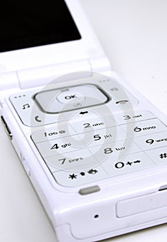 Close up of modern cell phone