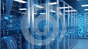 Data Center Servers Modern Network Infrastructure, Cloud Computing