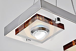 close up of modern led lighting