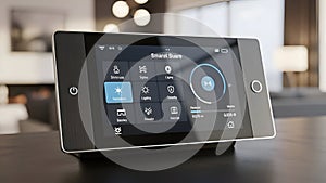 Smart Home Control Panel Automation System Interface