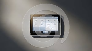 Smart Home Control Panel Automation System Interface