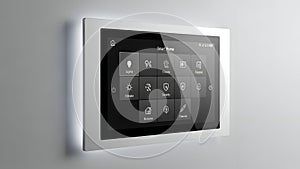 Smart Home Control Panel, Automation System, Touchscreen Interface