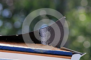 Close Up of Moisture Shield Applied to Roof