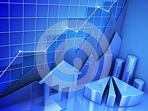 Close-up mortgage graph