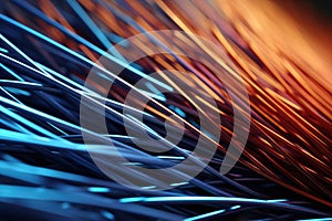 close-up of nanowires for advanced technology