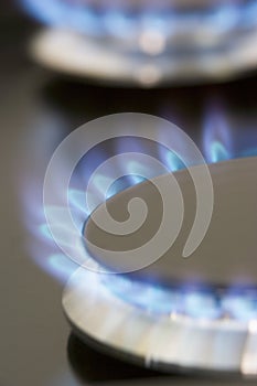 Close Up Of A Natural Gas Stove