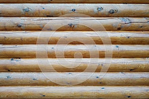 Close up of new blockhouse wall background