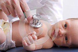 Close-up of a newborn