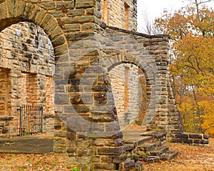 Close up of the North Side of the HaHa Tonka Castle