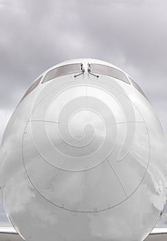 Close-up of the Nose of an Aircraft