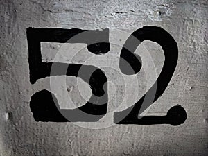 Close up number fivety two