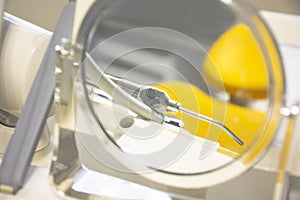 Close up of odontology equipment