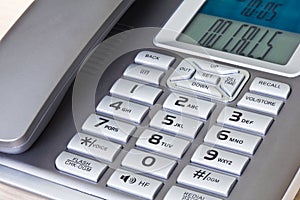 Close up of office telephone