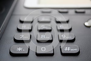 closeup of a office telephone buttons business wallpaper