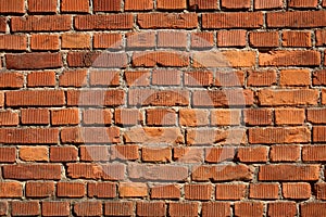 Close up on an old bricks wall