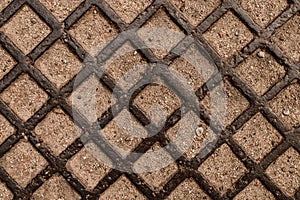 Close-up of old dirty corrugated metal sheet. Background. Texture. Grunge.