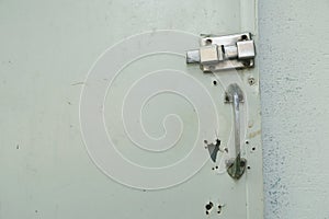 Old latch door