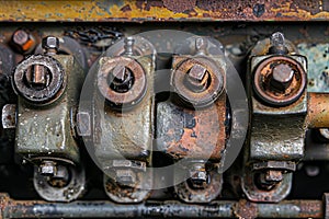 Close Up of Old Machine With Rust