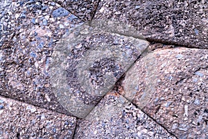 Close up old stone wall texture background
