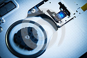 Close Up - Optical drive laser head lens