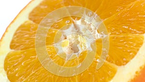 Close-up of orange juice expiring