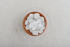 Close-up of organic crystalline rock sugar candy