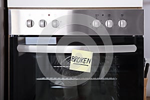 Close-up Of A Oven