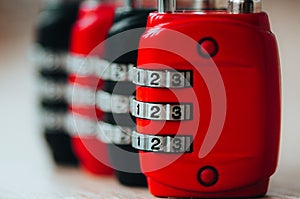 Close-up of a padlock