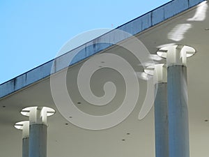 Close-up of part of New German Government building