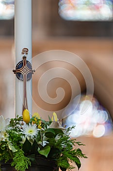 Paschal candle photo
