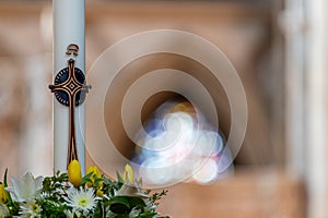 Paschal candle photo