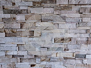 Close up pattern Modern stone wall texture background