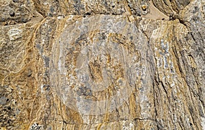 Close up of patterns in the rock surface at the Grand Staircase-Escalante National Monument, Utah, USA