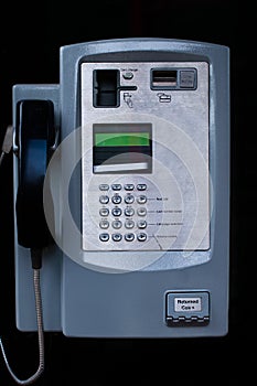 Close up of a Payphone