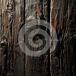 Close Up of Peeling Paint on Wooden Door