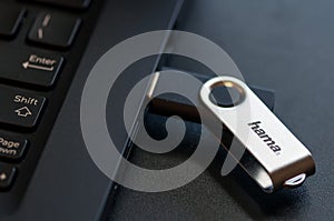 Close-up of a pen drive