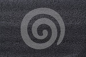 Close up pf texture of black sponge