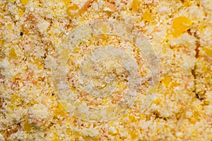 Close-up photo of cornflour