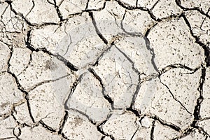 Cracks in the dehydrated Earth photo