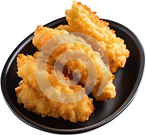 Close-up photo of Tempura food. Ai-generated.