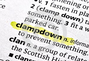clampdown