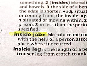 inside job