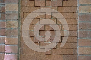 Close up photography of brick and tiling