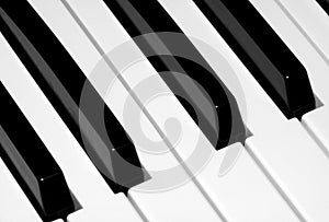 Close up of piano Keys